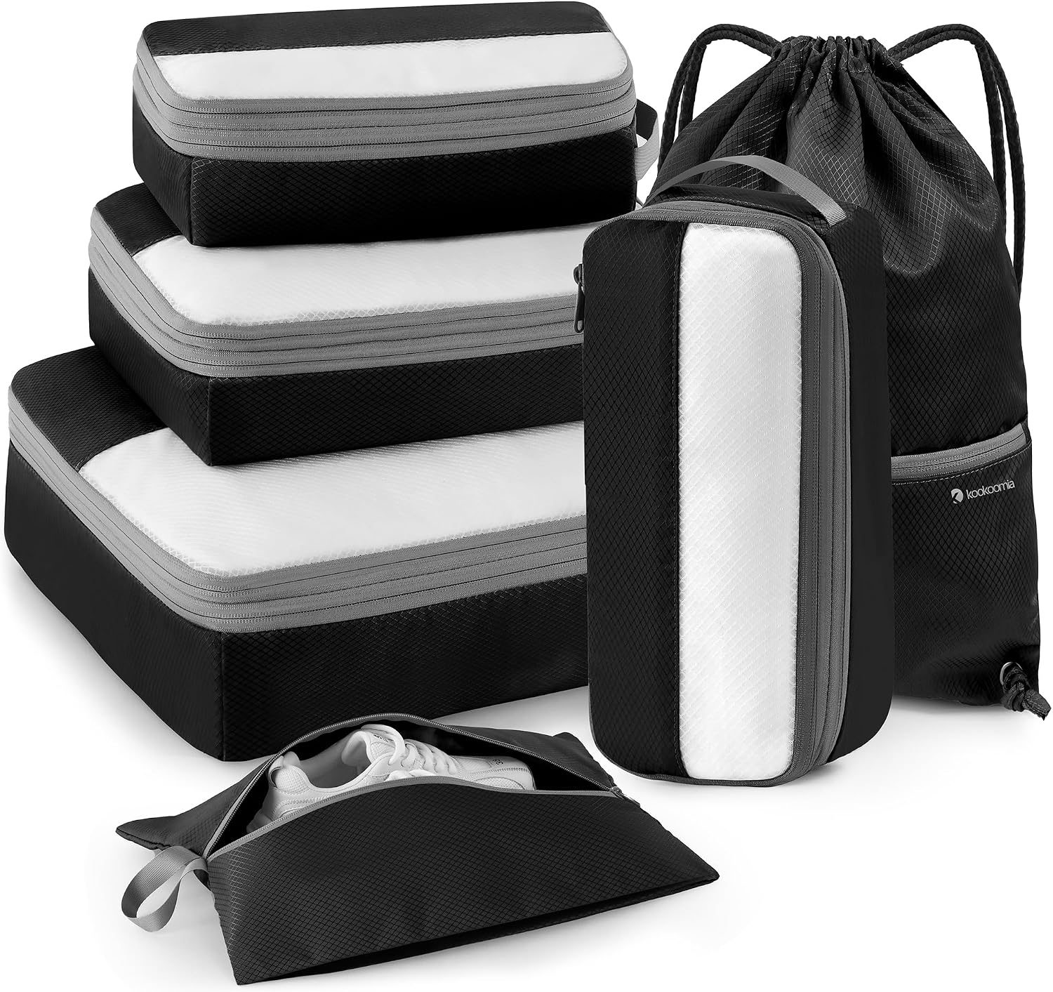 6 Set Compression Packing Cubes